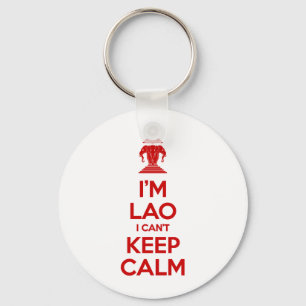 Ik ben Lao, ik kan niet kalm houden. Sleutelhanger