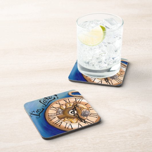 Ik ben Late Onderzetter Alice in Wonderland Onderz (Rechterzijde)