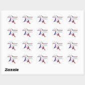 Ik ben Latijns-Amerikaans Ronde Sticker (Vel)