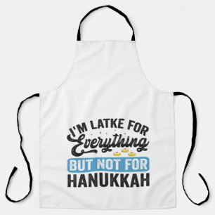 Ik ben Latke voor alles, maar niet voor Chanoeka Schort