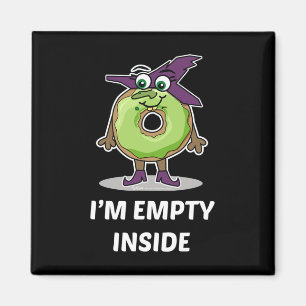 Ik ben leeg in Halloween Donut Design Magneet