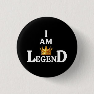 Ik Ben Legende Ronde Button 3,2 Cm