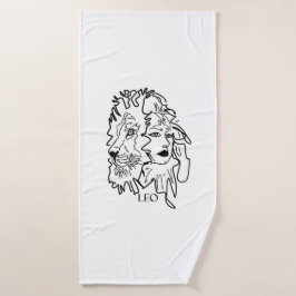 Ik ben LEO Badhanddoek