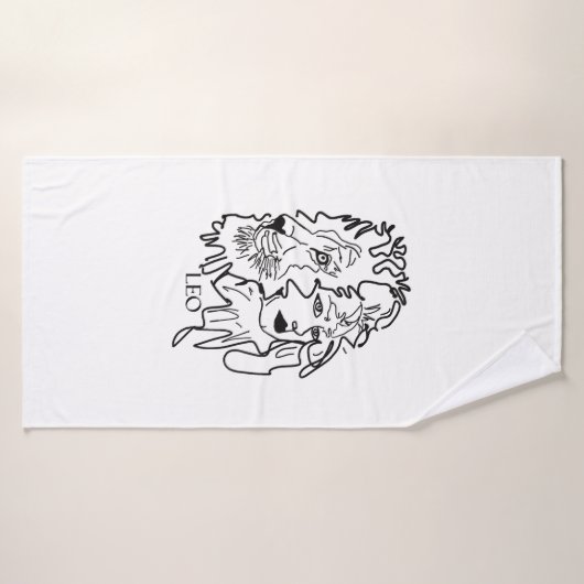 Ik ben LEO Badhanddoek (Badhanddoek)