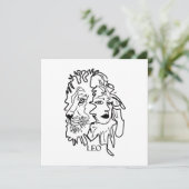 Ik ben LEO Feestdagenkaart (Staand voorkant)