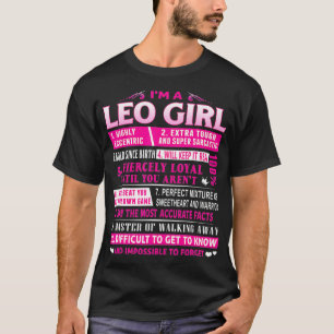 Ik ben Leo Girl Leo Birthday  T-shirt