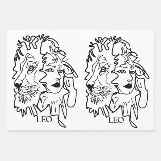 Ik ben LEO Inpakpapier Vel (Voorkant 3)