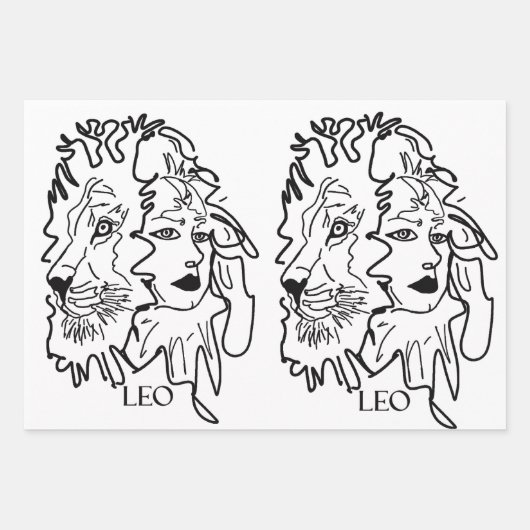 Ik ben LEO Inpakpapier Vel (Voorkant 2)