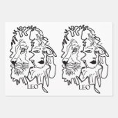 Ik ben LEO Inpakpapier Vel (Voorkant)