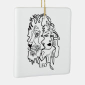 Ik ben LEO Keramisch Ornament (Rechts)