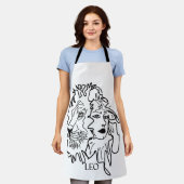 Ik ben LEO Schort (Gedragen)