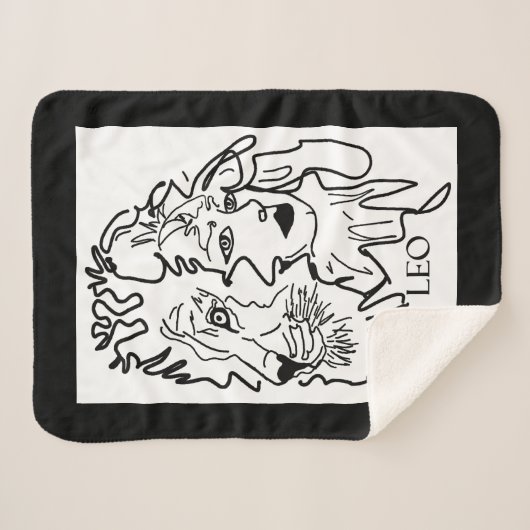 Ik ben LEO Sherpa Deken (Voorkant (horizontaal))