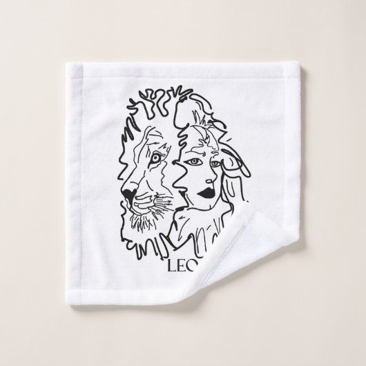 Ik ben LEO Washandje (Wasdoekje)