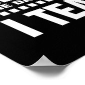 Ik ben leraar. Citaat | Typografie Art Poster (Hoek)