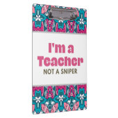 Ik ben leraar, geen sluier klembord (Rechts)