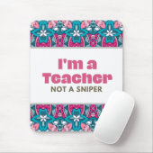 Ik ben leraar, geen sluier muismat (Met muis)