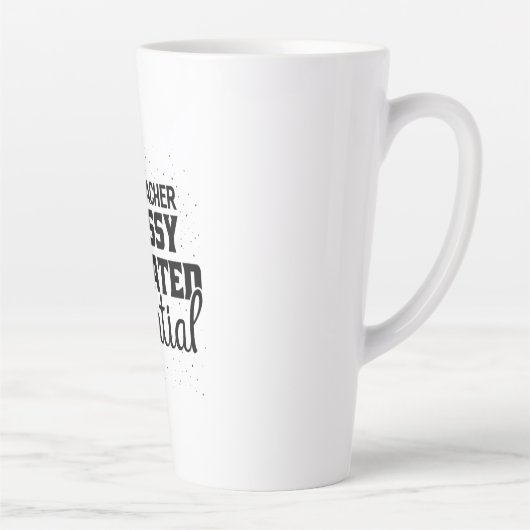 Ik ben leraar lesgeven essentieel latte mok (Rechts)