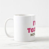 Ik ben leraar Pistool. Koffiemok (Links)