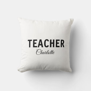 Ik ben leraar school College voeg uw naam tekst si Kussen