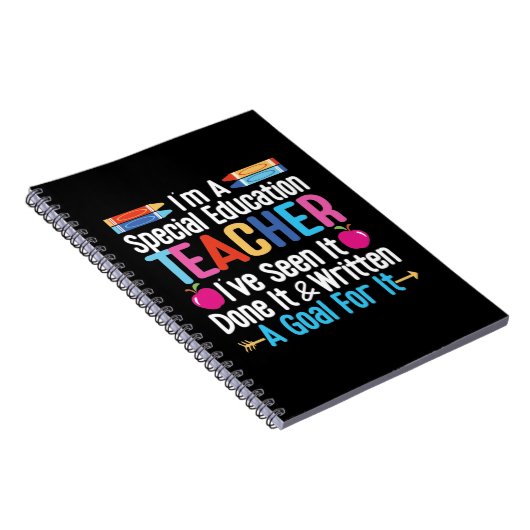 Ik ben leraar speciaal onderwijs, spED-leraar Notitieboek (Rechterzijde)