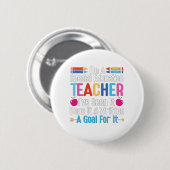 Ik ben leraar speciaal onderwijs, spED-leraar Ronde Button 5,7 Cm (Voorkant /achterkant)