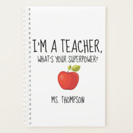Ik ben leraar, wat is je supermacht? Planner