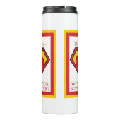 Ik ben leraar... Wat is je Superpower? Thermosbeker (Achterkant)