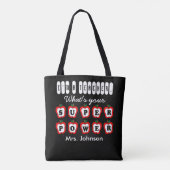 Ik ben leraar, wat is jouw Superpower? Tote Bag (Achterkant)