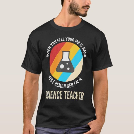 Ik ben leraar wetenschappen t-shirt (Voorkant)