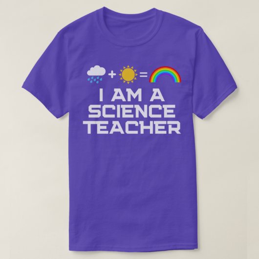Ik ben leraar wetenschappen t-shirt (Design voorkant)