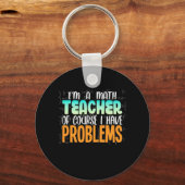 Ik ben leraar Wiskunde Sleutelhanger (Voorkant)