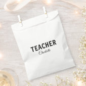 Ik ben lerarenschool Collegeadd jouw naam sms simp Bedankzakje (Geknipt)