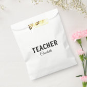 Ik ben lerarenschool Collegeadd jouw naam sms simp Bedankzakje (Gezegeld)