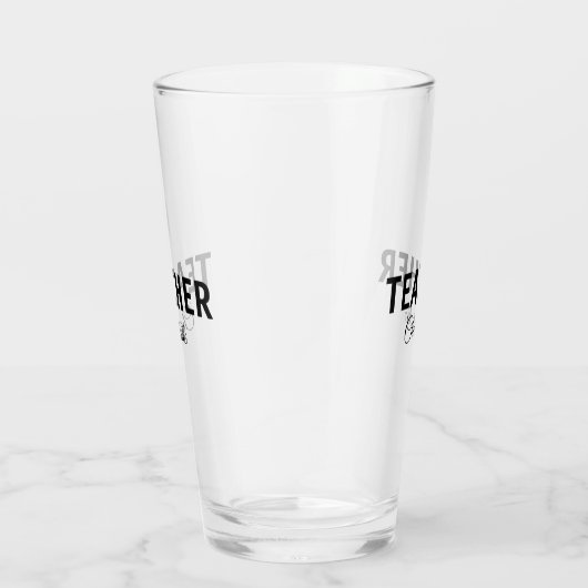 Ik ben lerarenschool Collegeadd jouw naam sms simp Glas (Rechts)