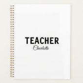 Ik ben lerarenschool Collegeadd jouw naam sms simp Planner (Voorkant)