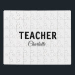 Ik ben lerarenschool Collegeadd jouw naam sms simp Puzzel<br><div class="desc">Sjablonen voor je beroep</div>