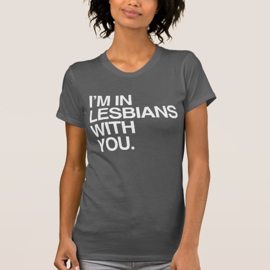 IK BEN LESBIEN VAN JE T-SHIRT (Voorkant)