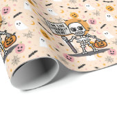 Ik ben letterlijk dood Spooktaculair leuk Hallowee Cadeaupapier (Rol Hoek)