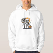 Ik ben letterlijk dood, spooktacular fun Halloween Hoodie (Voorkant)