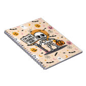 Ik ben letterlijk dood, spooktacular fun Halloween Notitieboek (Rechterzijde)