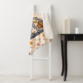 Ik ben letterlijk dood, spooktacular fun Halloween Sherpa Deken (In situ)