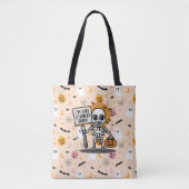 Ik ben letterlijk dood, spooktacular fun Halloween Tote Bag (Voorkant)