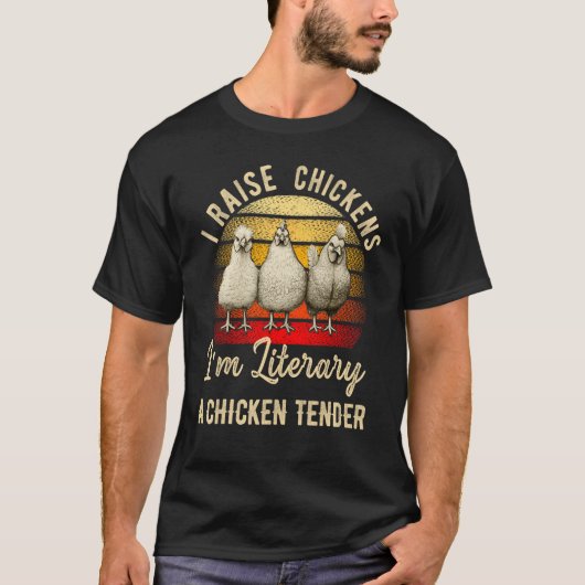 Ik ben letterlijk een kippeper Fu. T-shirt (Voorkant)