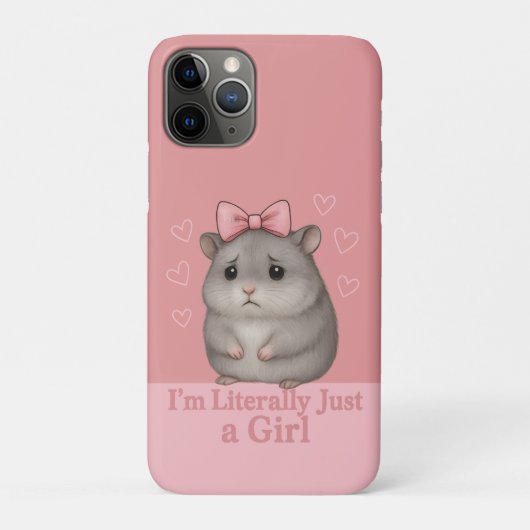 Ik ben letterlijk gewoon een droevig hamstermeisje Case-Mate iPhone case (Achterkant)
