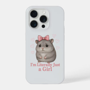 Ik ben letterlijk gewoon een droevig hamstermeisje iPhone 15 pro case