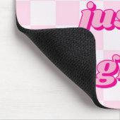 Ik ben letterlijk gewoon een meisje met zachte het muismat (Hoek)