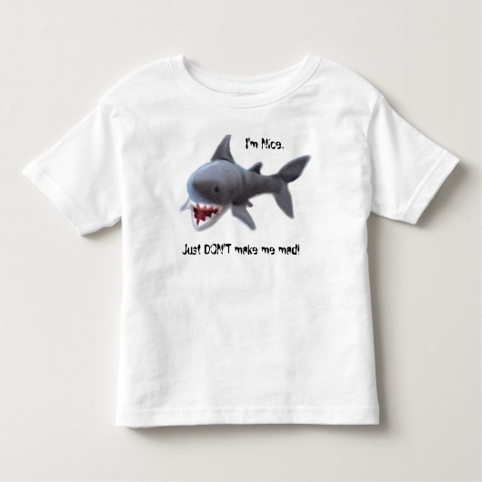 Ik ben leuk... maar DON maakt me niet gek. Kinder Shirts (Voorkant)