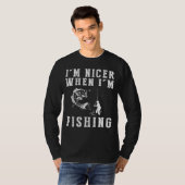 Ik ben leuker als ik een grappig T-shirt Vist (Voorkant volledig)