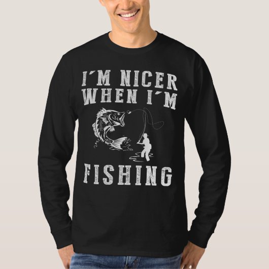 Ik ben leuker als ik een grappig T-shirt Vist (Voorkant)