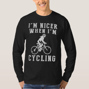 Ik ben leuker als ik fiets leuk T-shirt